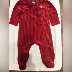 Guess Red Velvet Baby Sleeper